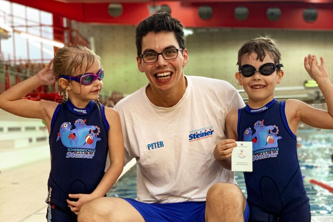 Schwimmabzeichen mit Schwimmschule Steiner
