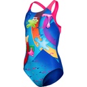 Arena Girls Inventive Swimsuit Swim Pro Back - blue multi-neon blue-shocking pink