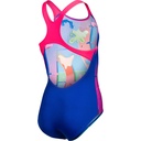 Arena Girls Inventive Swimsuit Swim Pro Back - blue multi-neon blue-shocking pink