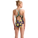 Arena Girls Spring Swimsuit Lightdrop Back - plum multi-water