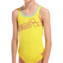 Arena Girls Logo Swimsuit Swim Pro Back - yellow star-water