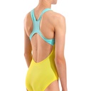 Arena Girls Logo Swimsuit Swim Pro Back - yellow star-water