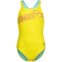 Arena Girls Logo Swimsuit Swim Pro Back - yellow star-water