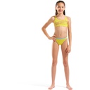 Arena Girls Logo Swimsuit Two Pieces - yellow star-water-shocking pink