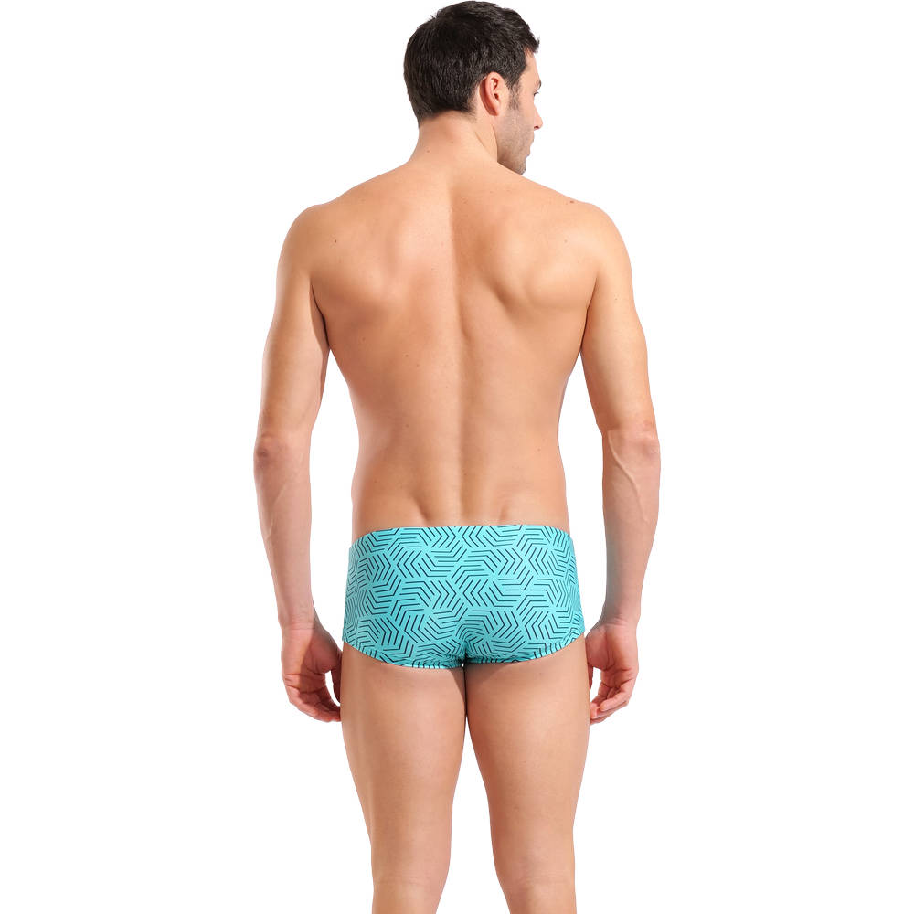 Arena Mens Allover Swim Low Waist Short - water multi
