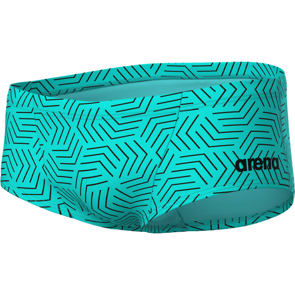 Arena Mens Allover Swim Low Waist Short - water multi