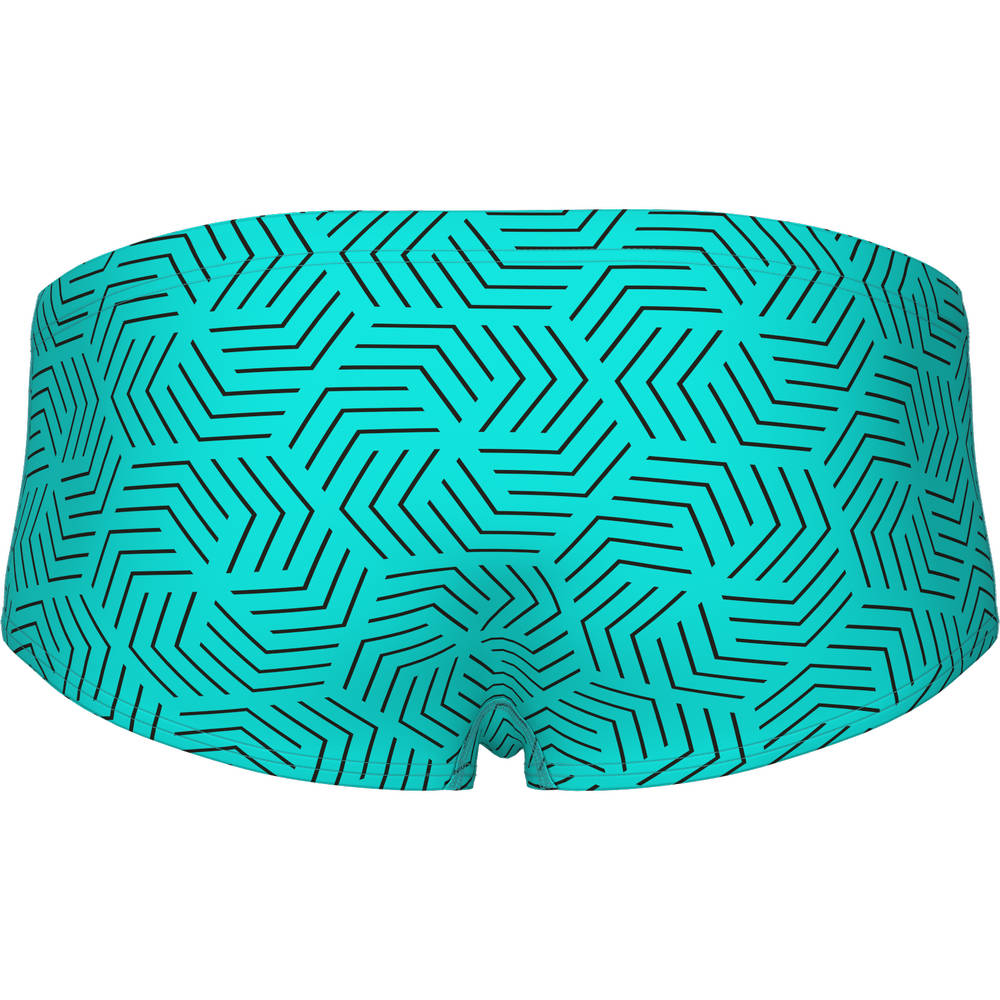 Arena Mens Allover Swim Low Waist Short - water multi