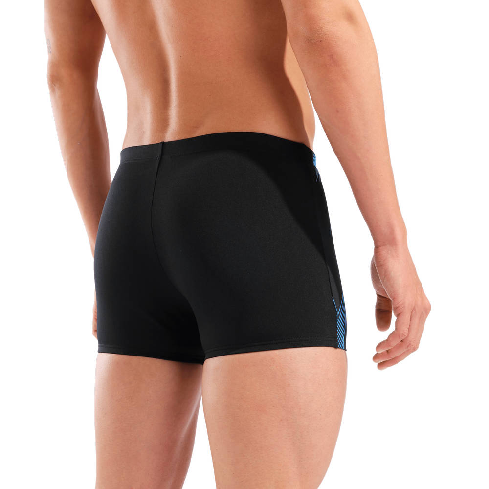 Arena Mens Graphic Swim Short - black-turquoise