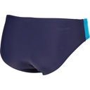 Arena Mens Stripeflow Swim Briefs - navy-turquoise-white