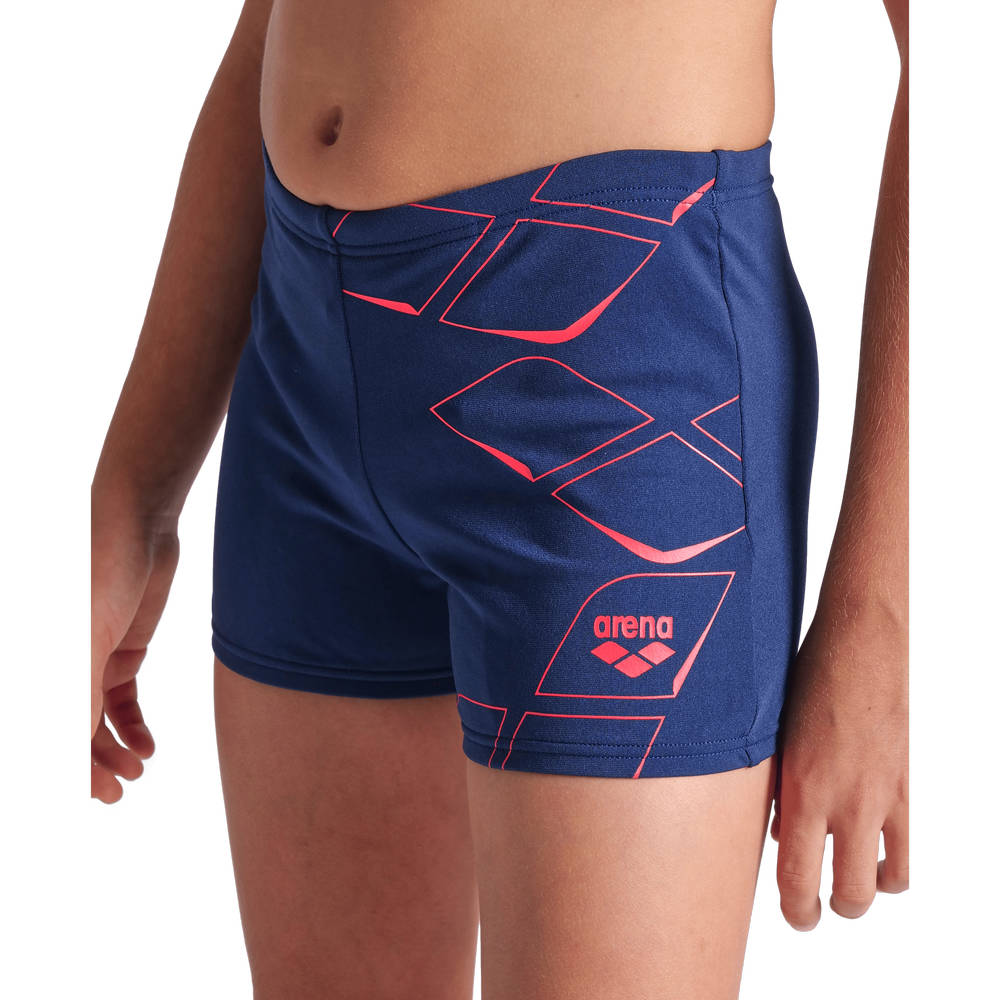 Arena Boys Losange Graphic Swim Short (navy)