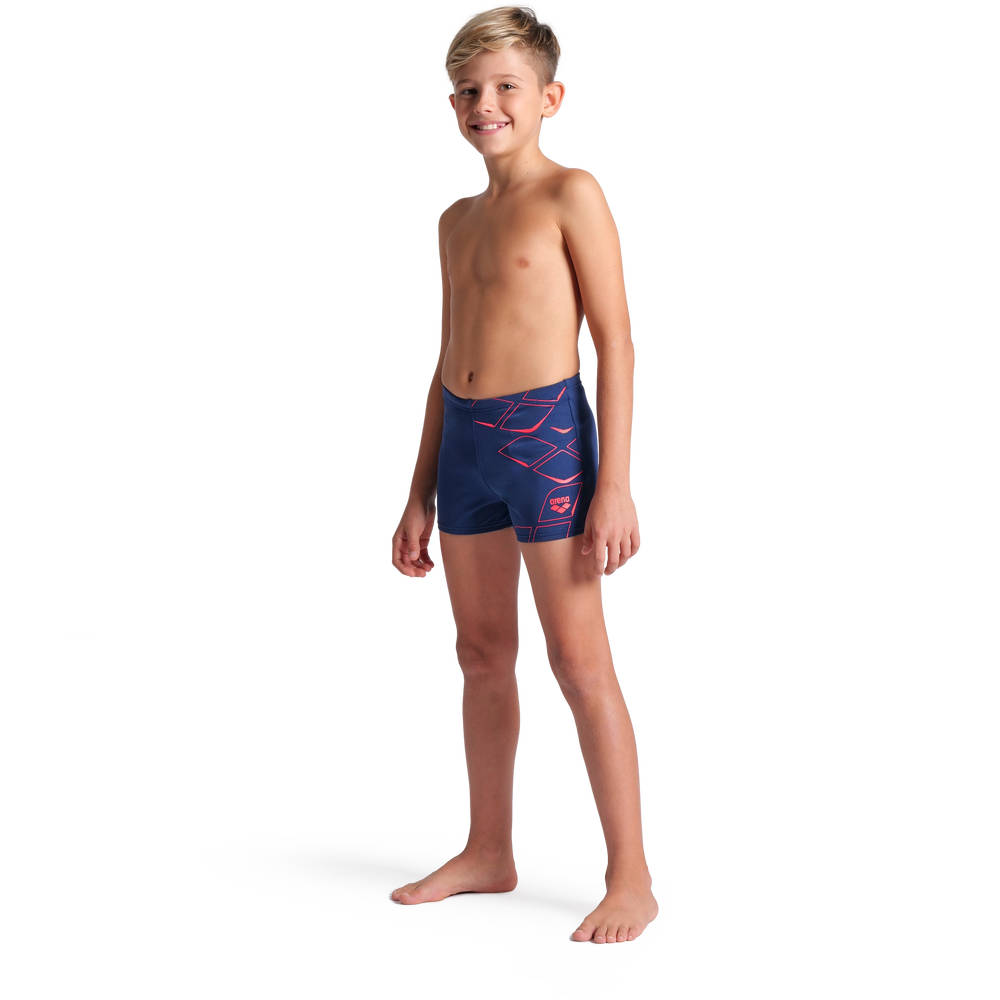Arena Boys Losange Graphic Swim Short (navy)