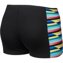 Arena Boys Racing Stripe Swim Short (black-black multi)