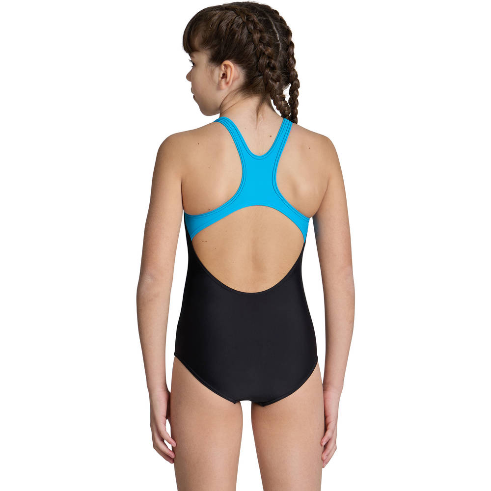 Arena Girls Arena Multi Pixels Swimsuit Swim Pro Back L (black-turquoise)