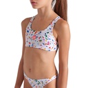 Arena Girls Confetti Swimsuit Two Pieces (white multi)