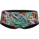 Arena Mens Iguanas Swim Low Waist Short (black-multi)