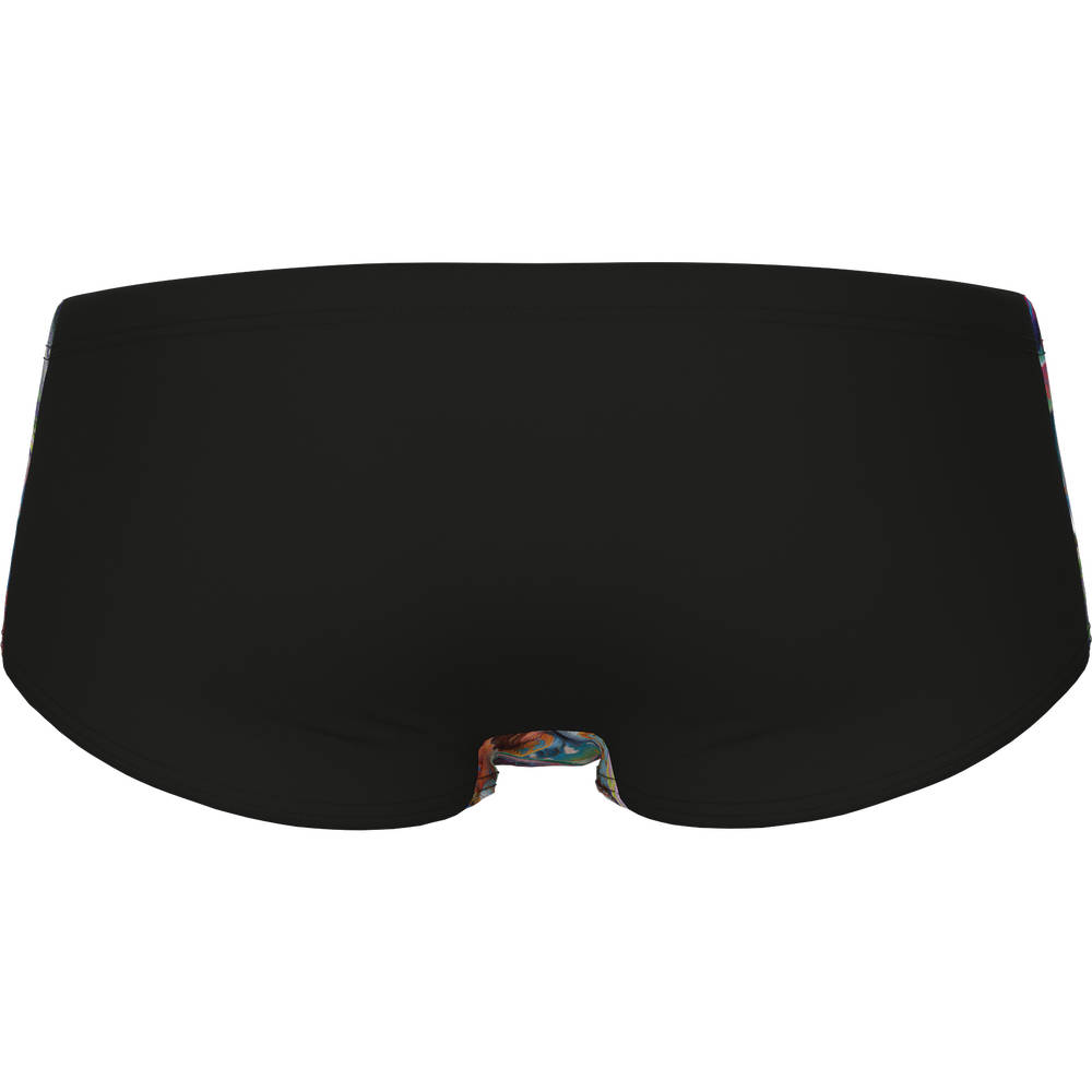Arena Mens Iguanas Swim Low Waist Short (black-multi)