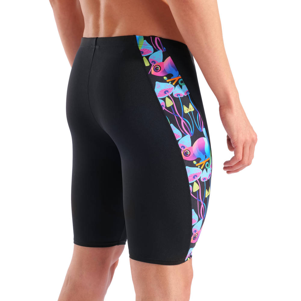 Arena Mens Chameleons Swim Jammer (black-multi-black)