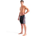 Arena Mens Geometry Swim Jammer (multi black-black)