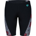 Arena Mens Geometry Swim Jammer (multi black-black)