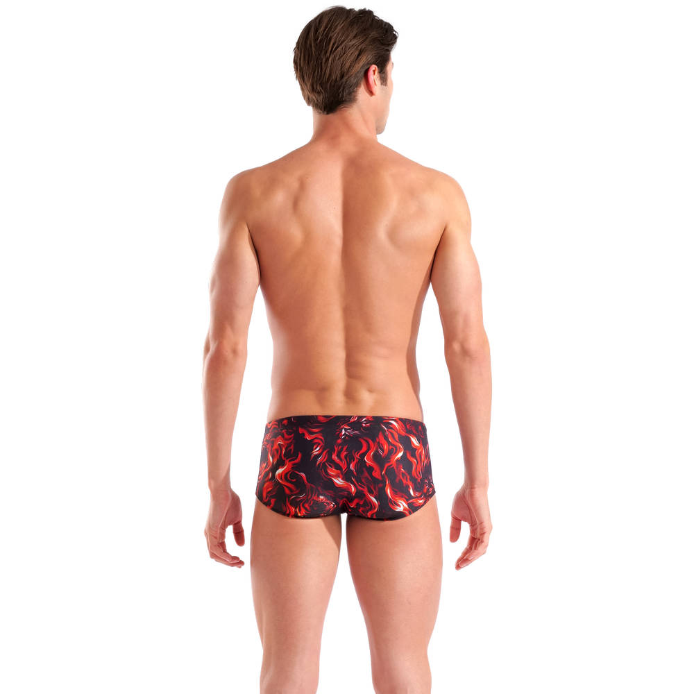 Arena Mens Graphic Swim Low Waist Short (multi-black)