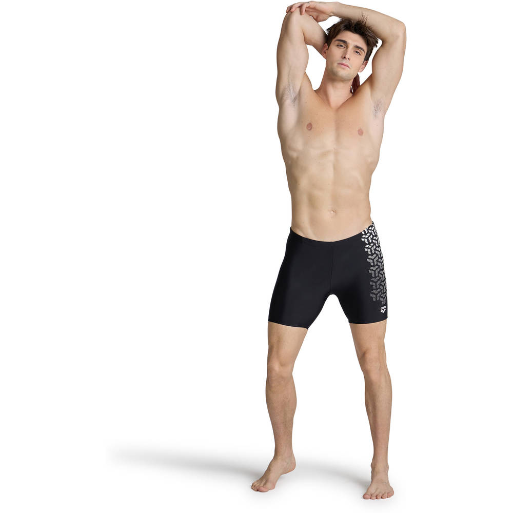 Arena Mens Kikko V Swim Mid Jammer Graphic