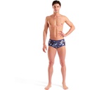 Arena Mens Scratched Swim Low Waist Short (multi black-navy)