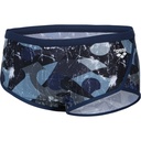 Arena Mens Scratched Swim Low Waist Short (multi black-navy)