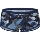 Arena Mens Scratched Swim Low Waist Short (multi black-navy)