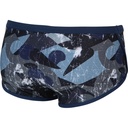 Arena Mens Scratched Swim Low Waist Short (multi black-navy)