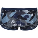 Arena Mens Scratched Swim Low Waist Short (multi black-navy)