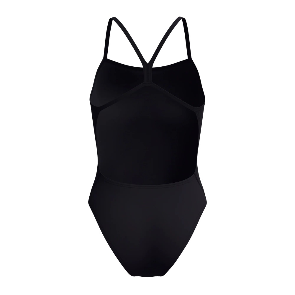Speedo Womens Solid V-back 2.0 - black