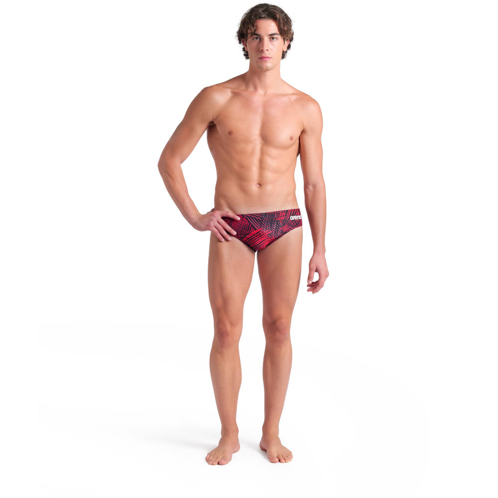 Arena Mens Team Energy Swim Brief (team red)