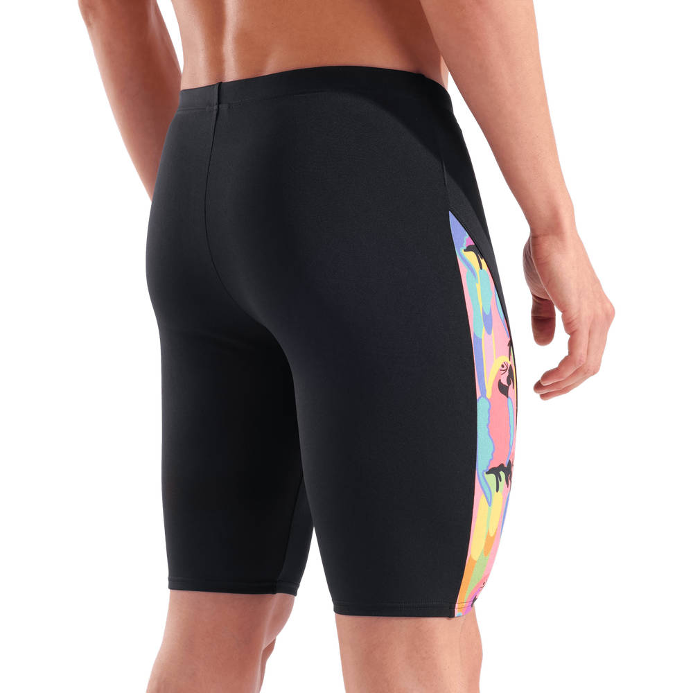 Arena Mens Tropical Delight Swim Jammer (black-multi)