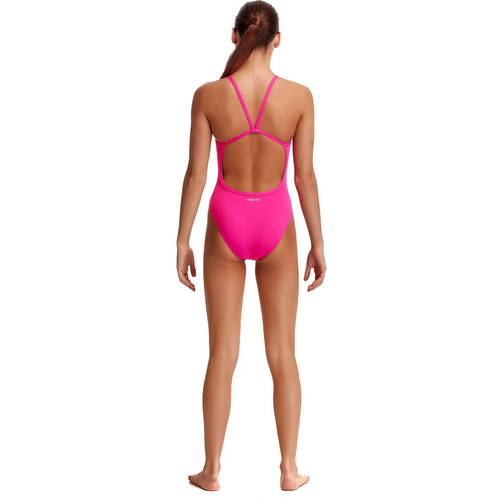 Funkita Girls Single Strap One Piece - Candy