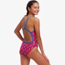Funkita Girls Single Strap One Piece - Hot Volt
