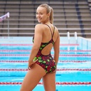 Funkita Ladies Diamond Back One Piece - Black Rose