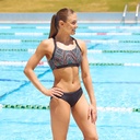 Funkita Ladies Hold Steady Crop Top - Spiro Mint