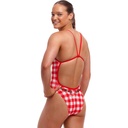 Funkita Ladies Single Strength One Piece - Red Checker