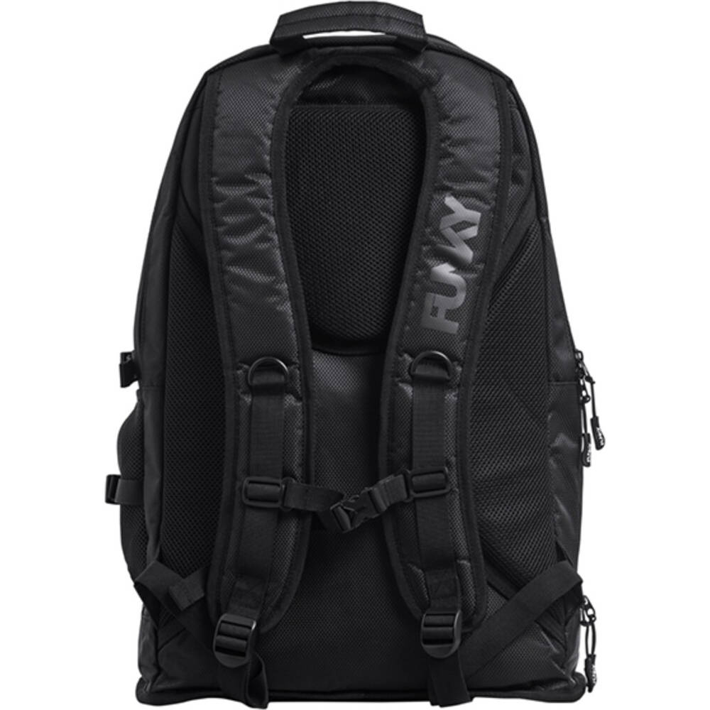 Funky Accessories Expandable Elite Squad Backpack - Back To Black