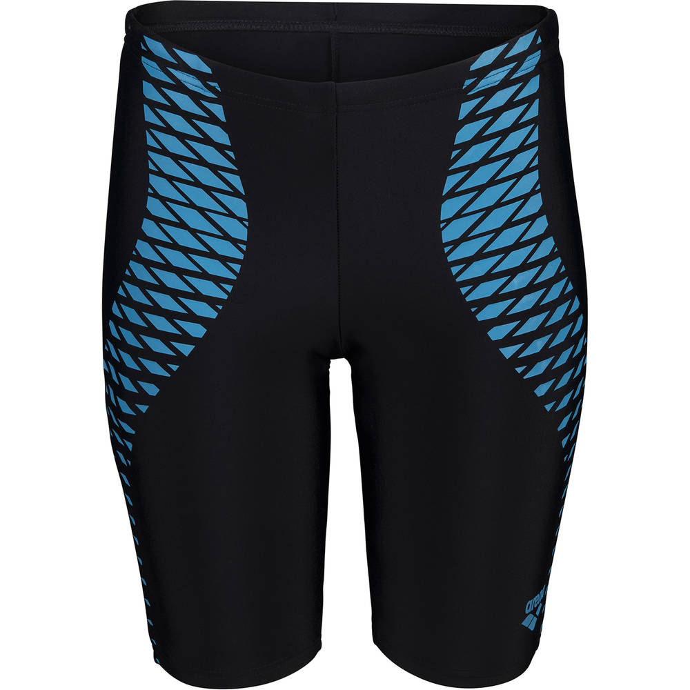 Arena Boys Openings Swim Jammer (black-turquoise)