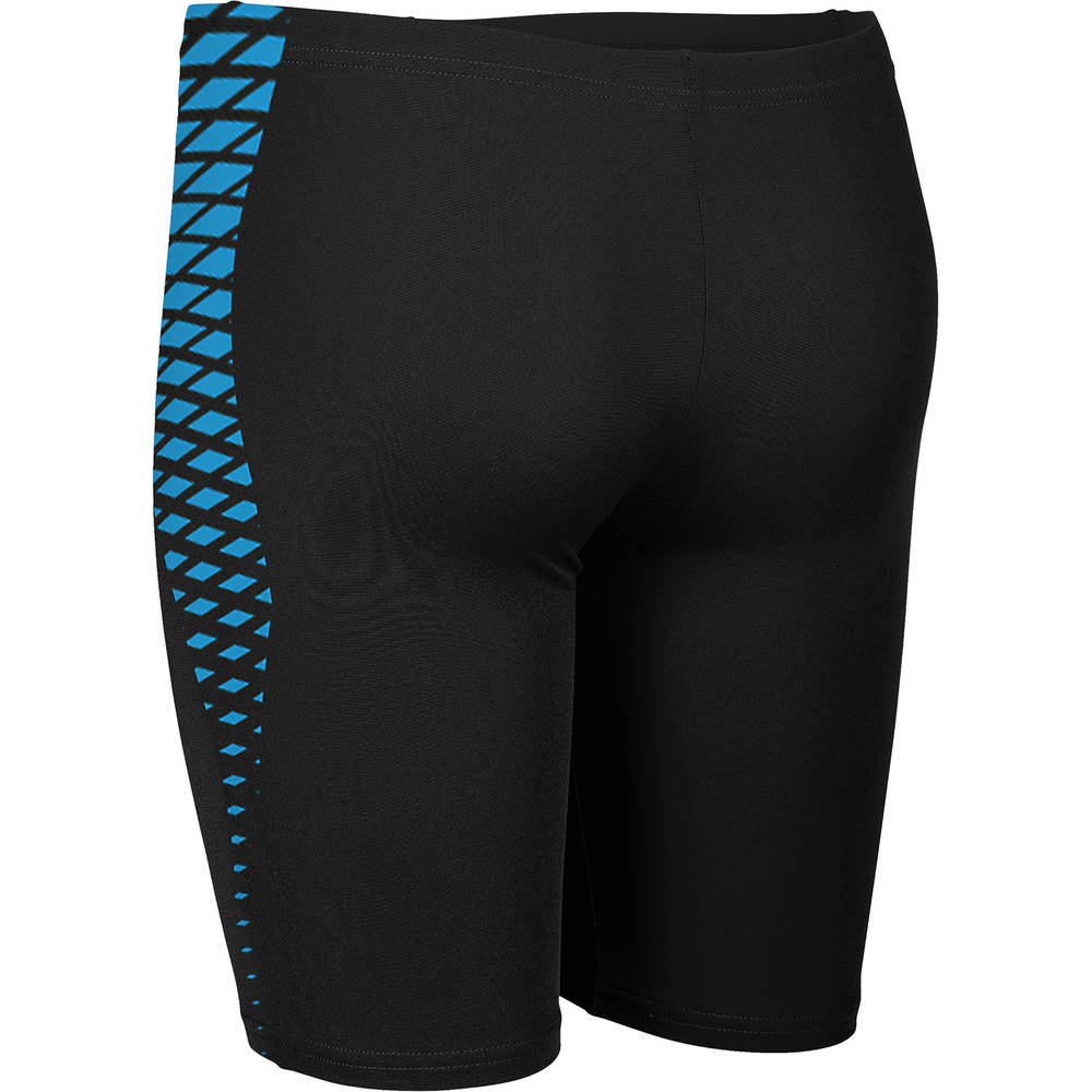 Arena Boys Openings Swim Jammer (black-turquoise)