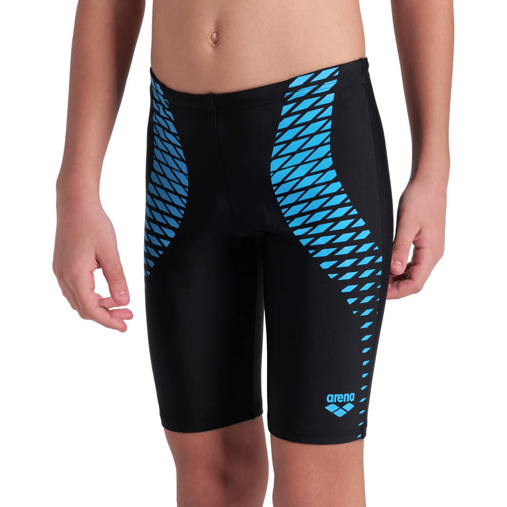 Arena Boys Openings Swim Jammer (black-turquoise)