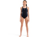 Arena Girls Graphic Swimsuit Swim Pro Back - black-turquoise