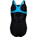 Arena Girls Graphic Swimsuit Swim Pro Back - black-turquoise