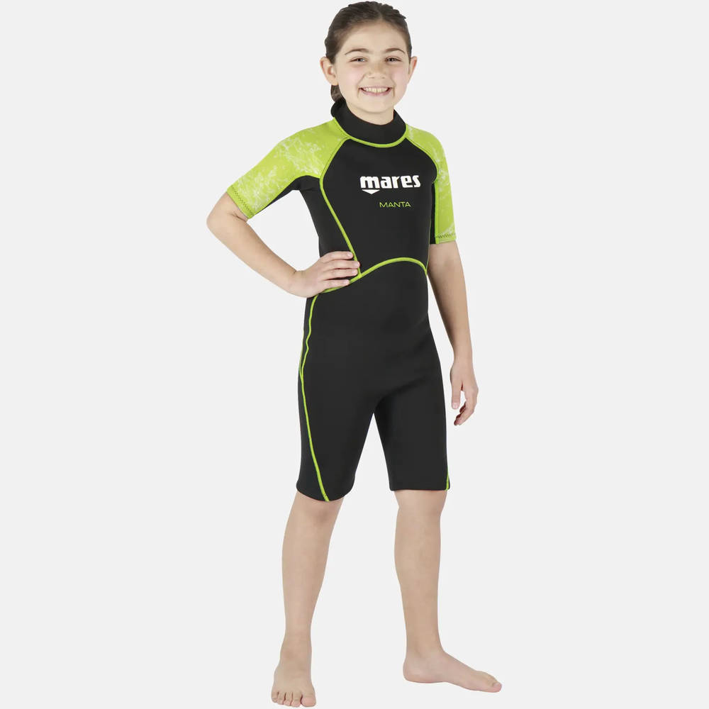 Mares Manta Shorty Jr - black-lime