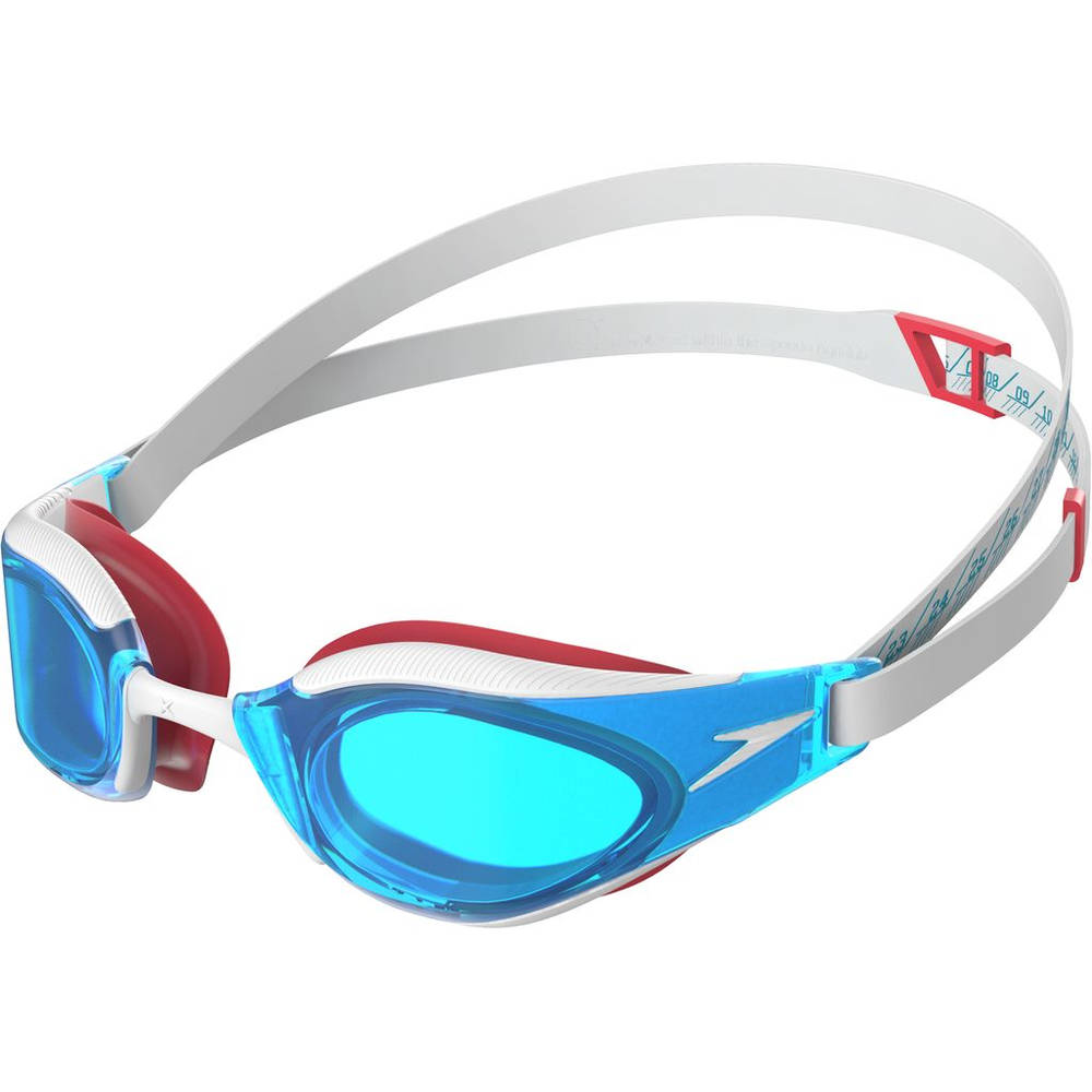 Speedo Fastskin Hyper Elite - Flame Red/Bolt/Aqua Blue