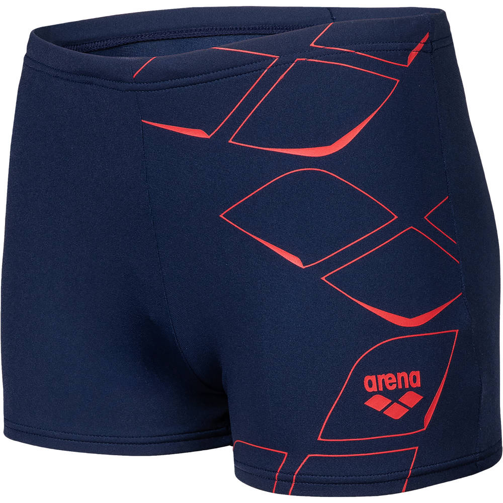 Arena Boys Losange Graphic Swim Short (navy)