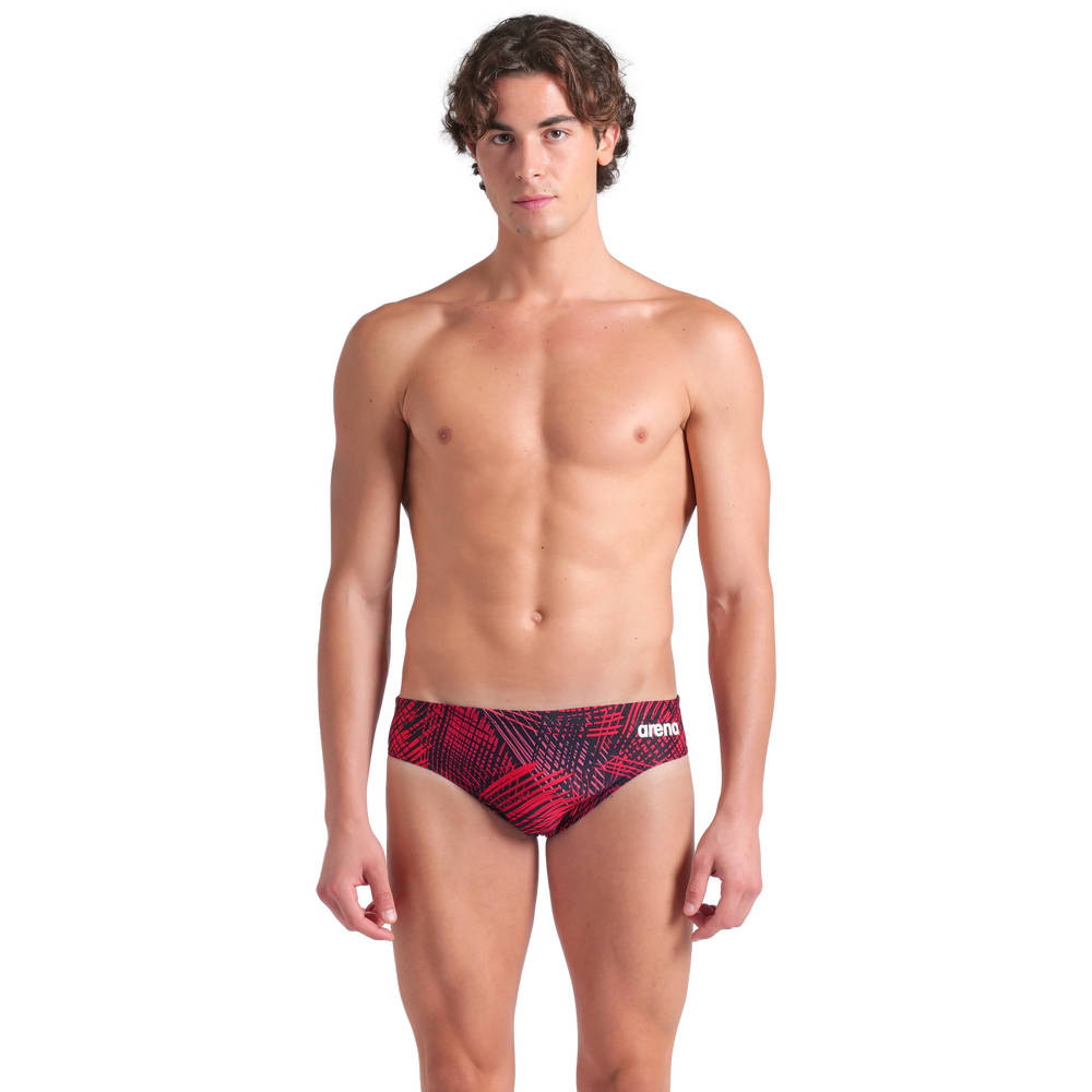 Arena Mens Team Energy Swim Brief - team red