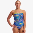 Funkita Ladies Single Strap One Piece - Stir Crazy