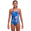 Funkita Girls Diamond Back One Piece - Soaring Hi